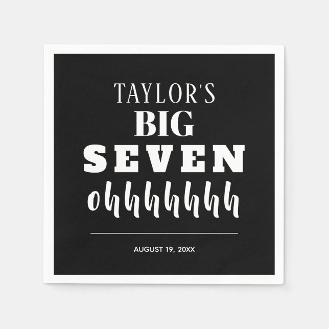 Guardanapo De Papel A grande Festa de aniversário 70 (Frente)