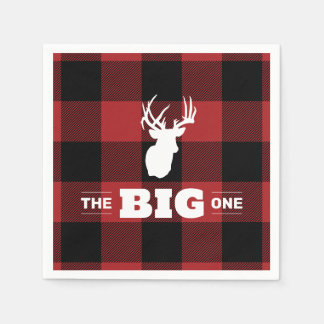 Guardanapo De Papel A Grande Xadrez Buffalo Deer Napkin