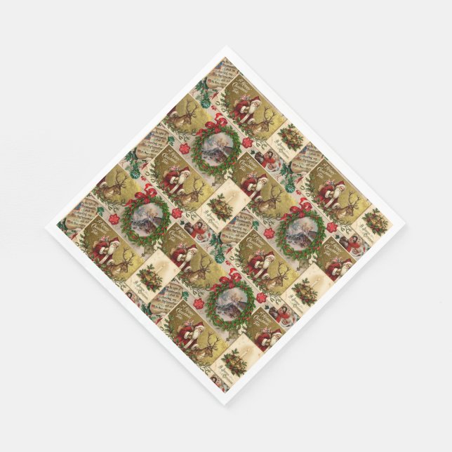 Guardanapo De Papel A Happy Christmas Tide (Quina)