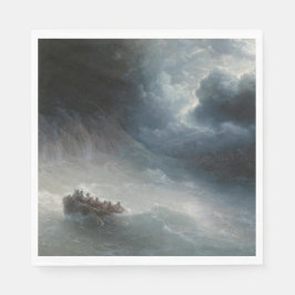 Guardanapo De Papel A ira dos mares (por Ivan Aivazovsky)
