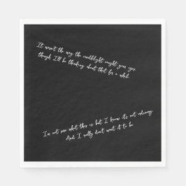 Guardanapo De Papel A Letter Few Days After a First Date