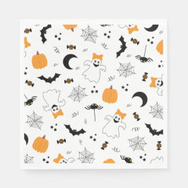 Guardanapo De Papel A Little Boo Is Almost Due Halloween Baby Shower