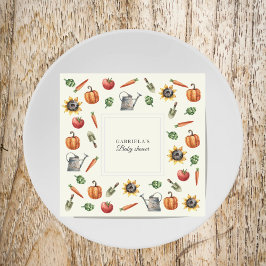 Guardanapo De Papel A Little Sprout Is On the Way Baby Shower