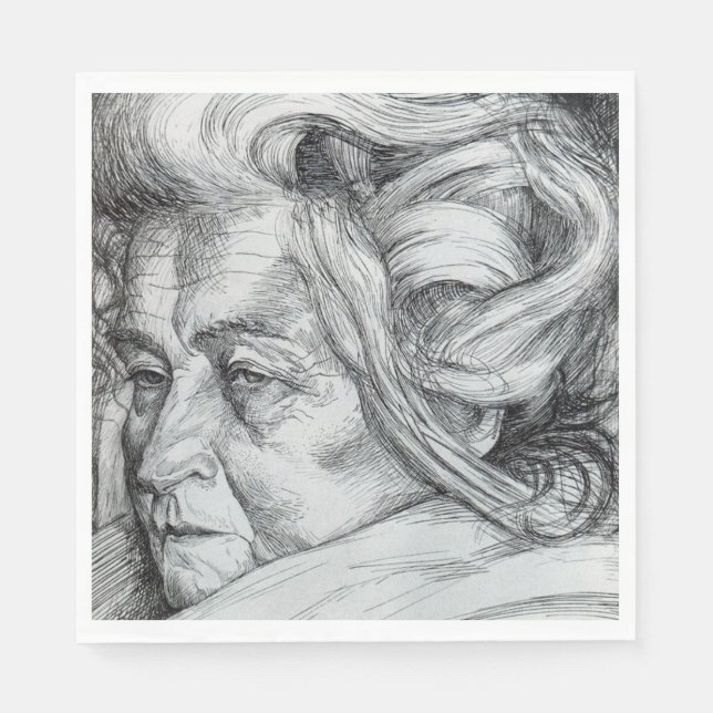 Guardanapo De Papel A Mãe (de Umberto Boccioni) (Frente)