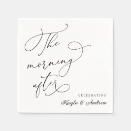 Guardanapo De Papel A Manhã Depois De Casar Brunch Napkins