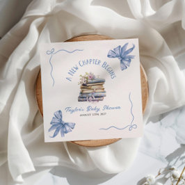Guardanapo De Papel A New Chapter Begins Baby Shower