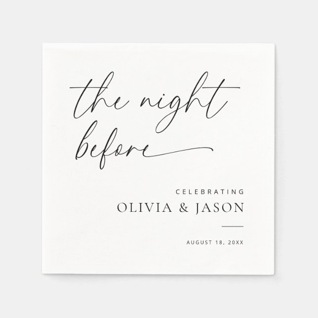 Guardanapo De Papel A Noite Antes de Nápoles, O Ensaio Janta Nápoles (Frente)