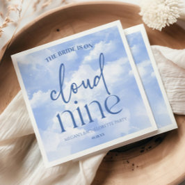 Guardanapo De Papel A Noiva Está No Sétimo Céu Despedida de Solteira