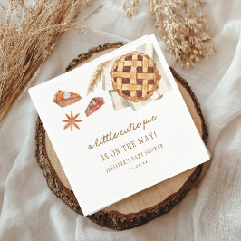 Guardanapo De Papel A Pequena Torta Cutie Está A Caminho Do Chá de fra