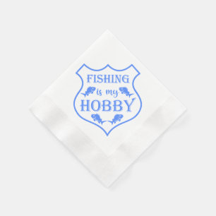 Guardanapo De Papel A pesca é a minha citação do escudo hobby na crist