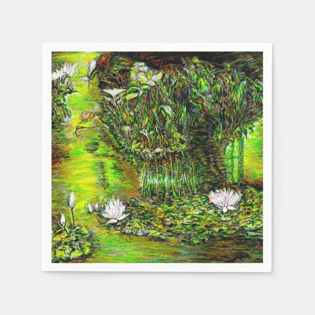 Guardanapo De Papel A Pond with Unpure Thoughts (Frente)