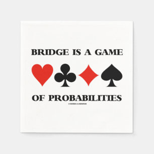 Guardanapo De Papel A ponte é um jogo de ternos do cartão das