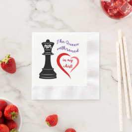 Guardanapo De Papel A Rainha do Meu Coração