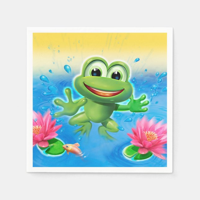 Guardanapo De Papel A saltar o serviço de Sapo (Frente)