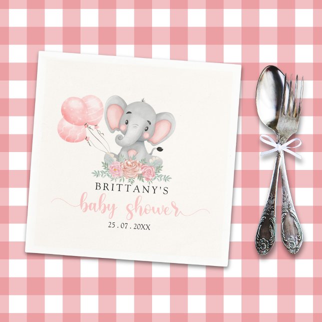 Guardanapo De Papel A Sweet Little Girl is on her Way Baby shower (Criador carregado)