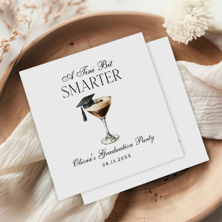 Guardanapo De Papel A Tini Bit Smarter Espresso Martini Graduation
