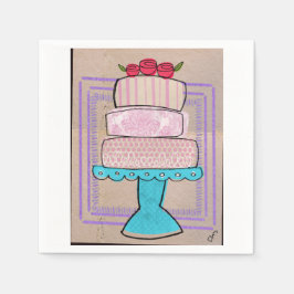 Guardanapo De Papel A Torre Pastel Padrão