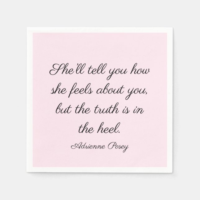 Guardanapo De Papel A Verdade Está No Salto De Nápoles (Frente)