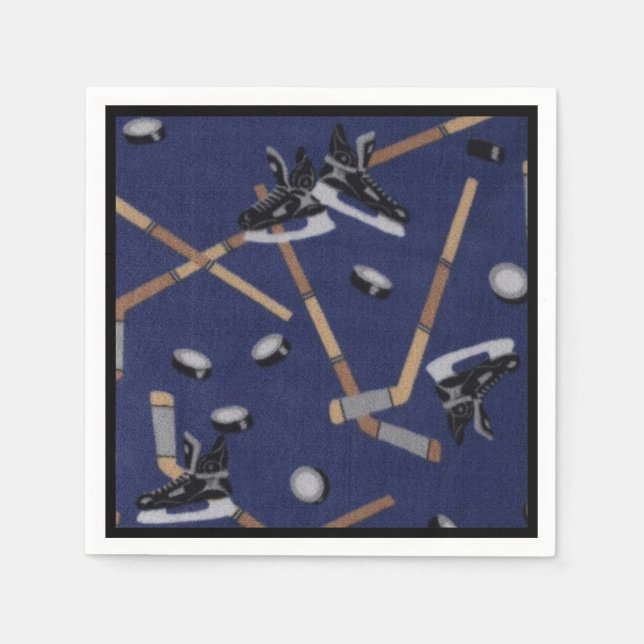 Guardanapo De Papel A vida é o hóquei (Frente)