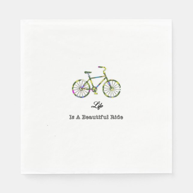 Guardanapo De Papel A Vida É Um Belo Passeio (Frente)