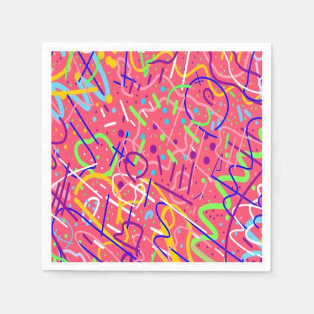 Guardanapo De Papel A vida é uma festa (Frente)