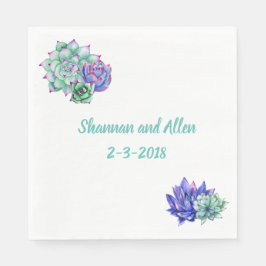 Guardanapo De Papel Abastecimento com Aquarela