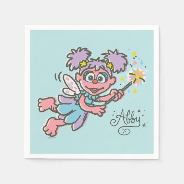 Guardanapo De Papel Abby Cadabby Flying (Frente)
