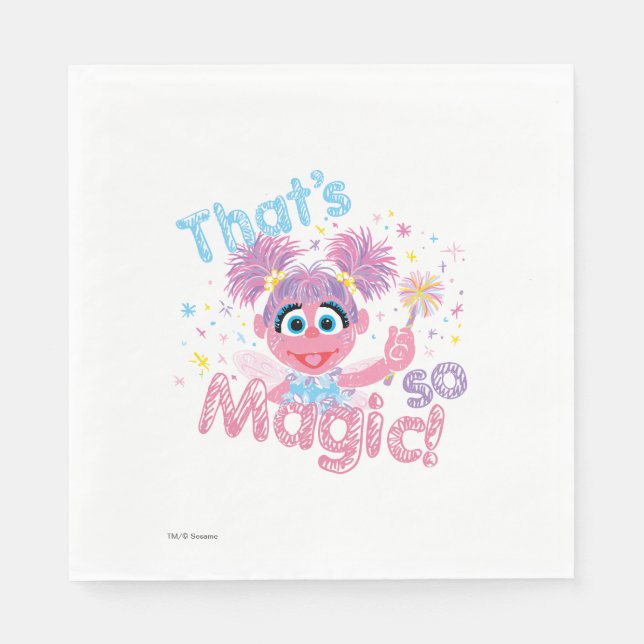 Guardanapo De Papel Abby Cadabby Wand (Frente)