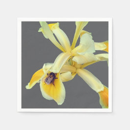 Guardanapo De Papel Abelha numa flor amarela