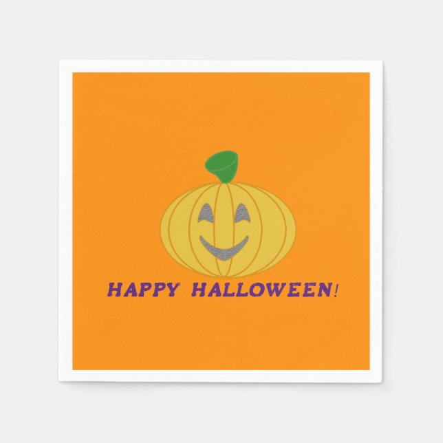Guardanapo De Papel Abóbora (Frente)