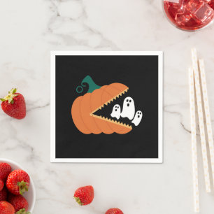 Guardanapo De Papel Abóbora de Halloween Fantasmas Engraçados Meninos
