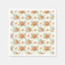 Abóbora de outono Elegante e Eucalyptus Watercolor