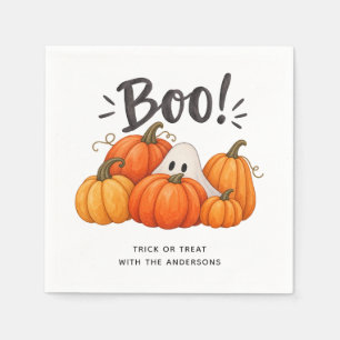 Guardanapo De Papel Abóbora Fantasma Fofo Festa de Halloween para Cr