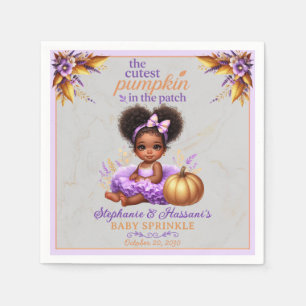 Guardanapo De Papel Abóbora mais fofa no Chá afro