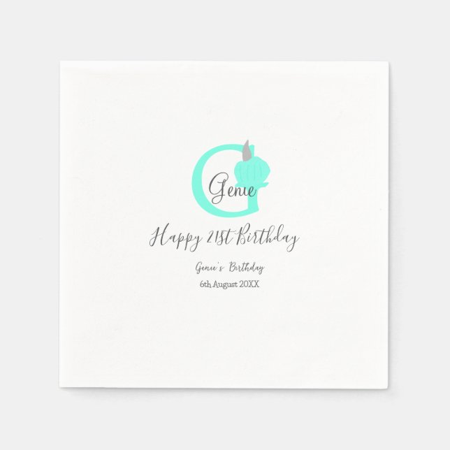 Guardanapo De Papel Abóbora verde outono 211 cinza pastel (Frente)