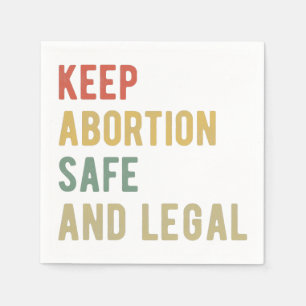 Guardanapo De Papel Aborto Pró - Manter O Aborto Seguro E Legal