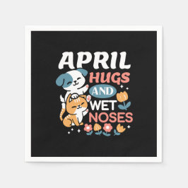 Guardanapo De Papel Abraços, Narizes Molhados e Primavera - Pet Reprod