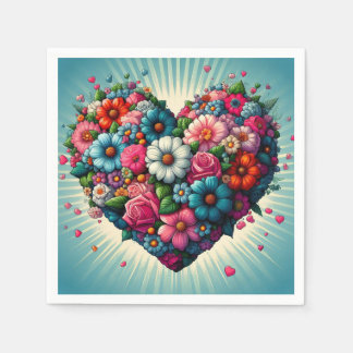 Guardanapo De Papel Abrigos de flores!