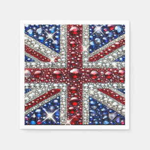 Guardanapo De Papel Abrigos de papel com Design de cores britânicas