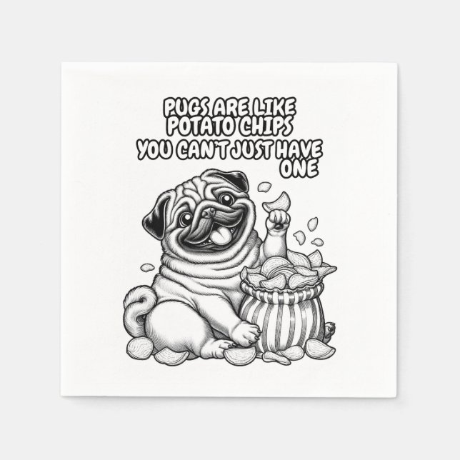 Guardanapo De Papel Abrigos de papel com vômito e batatas fritas (Frente)