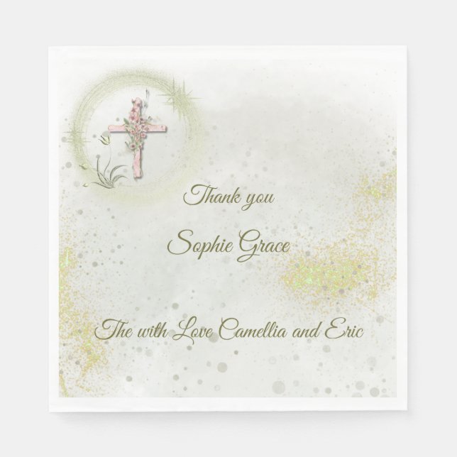 Guardanapo De Papel Abrigos de papel graciosos e brilhantes (Frente)