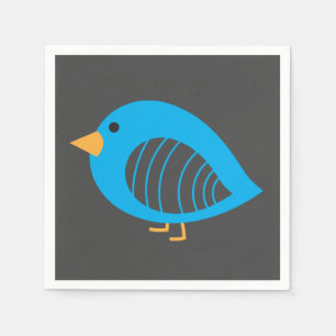 Guardanapo De Papel Abrigos de pássaros coxos e coloridos