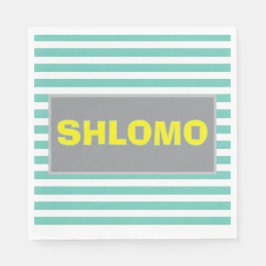 Guardanapo De Papel Abrigos de toucador verde e amarelo