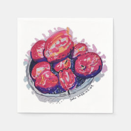 Guardanapo De Papel Abstract Apples