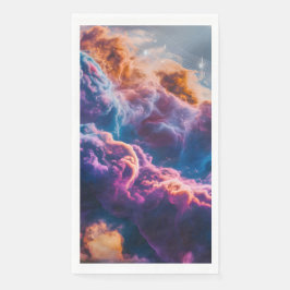 Guardanapo De Papel Abstract Space Nebula Art - Colorful Cosmic