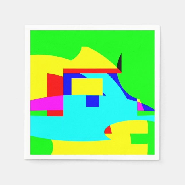 Guardanapo De Papel Abstrato (Frente)