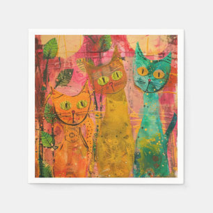 Guardanapo De Papel Abstrato (2)