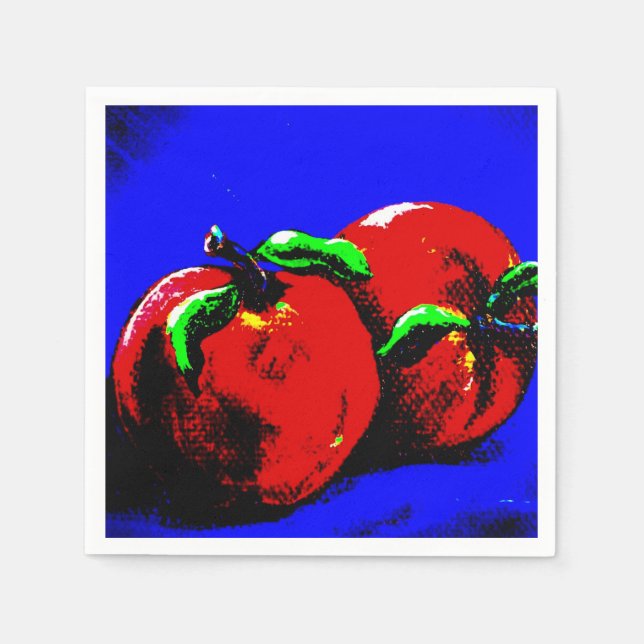 Guardanapo De Papel Abstrato Apple Napkins (Frente)