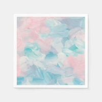 Abstrato cor-de-rosa azul, pincel, trava. Pastel m