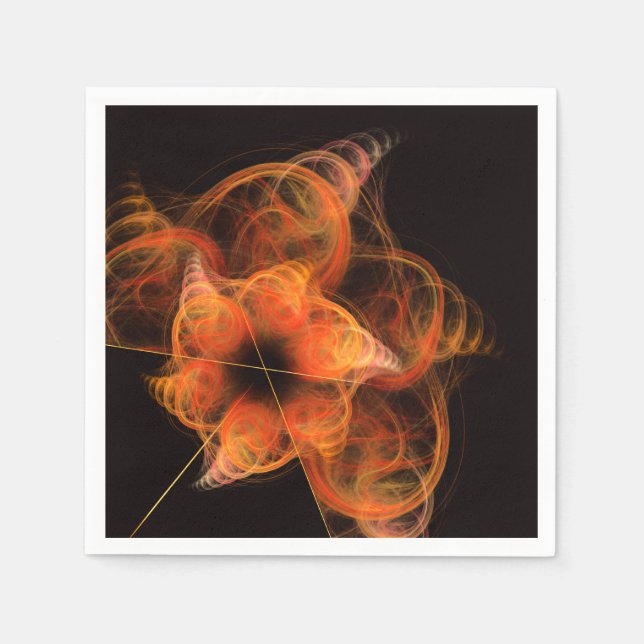 Guardanapo De Papel Abstrato de arte leve (Frente)